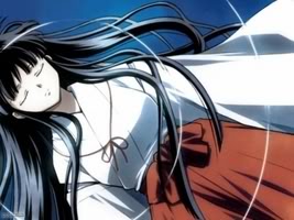 Hình vẽ Kikyou, Kagome, Sango bộ Inuyasha 0floatontheriver