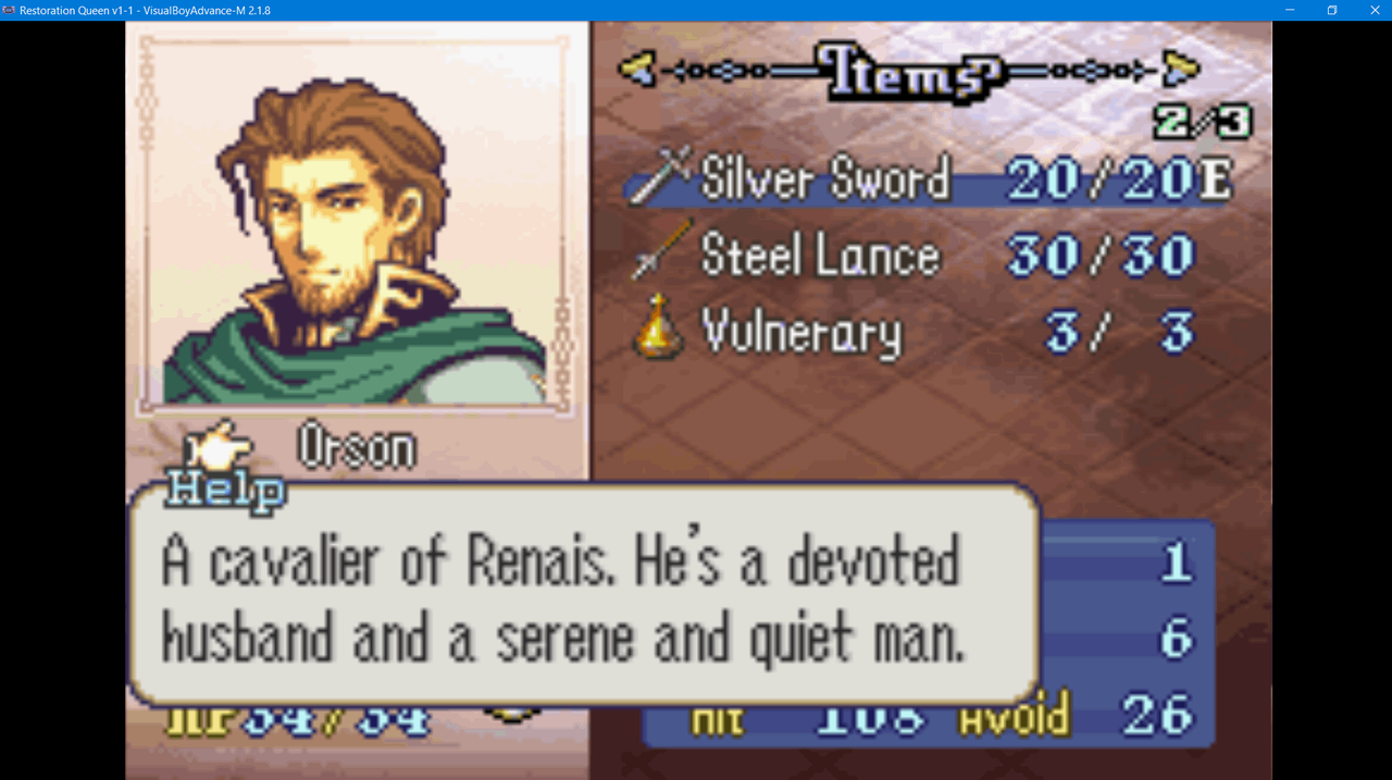 2024-02-22 20_41_37-Restoration Queen v1-1 - VisualBoyAdvance-M 2.1.8