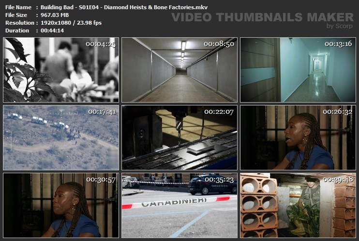 Building Bad - S01E04 - Diamond Heists & Bone Factories.mkv