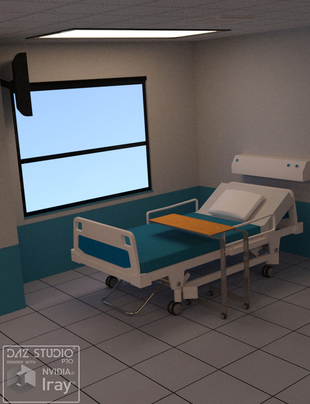 Hospital Room (Update: DIM, Iray)