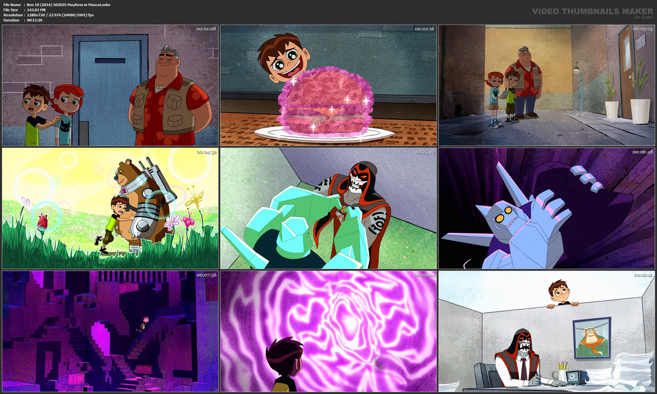 Ben 10 (2016) S02E05 Mayhem in Mascot.mkv