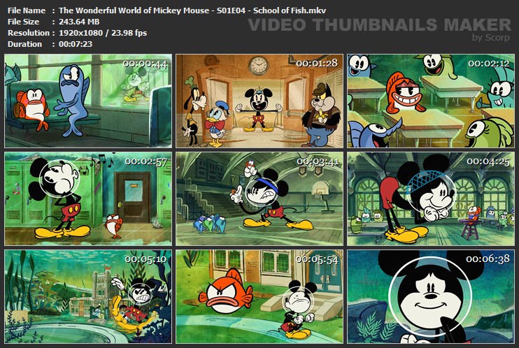 The Wonderful World of Mickey Mouse - S01E04 - School of Fish.mkv