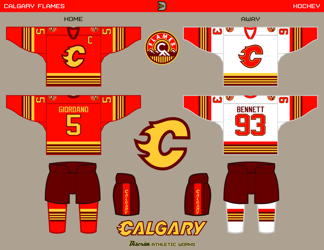 Calgary Flames concept - Concepts - Chris Creamer's Sports Logos Community  - CCSLC - SportsLogos.Net Forums