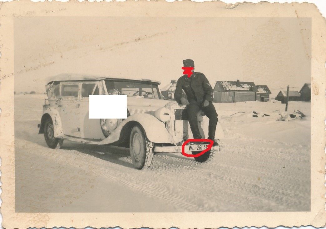 Deutschland Endkampf Kübelwagen KFZ Auto Wintert