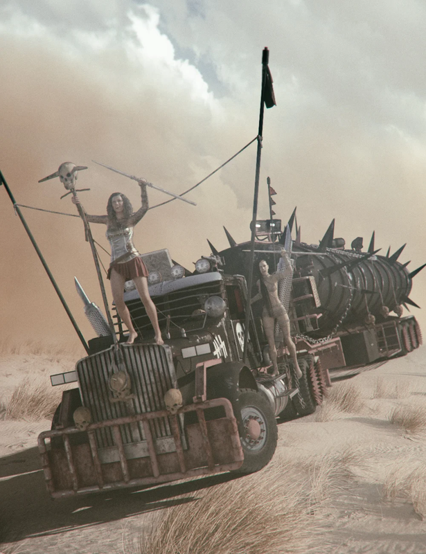 Post Apocalyptic Truck