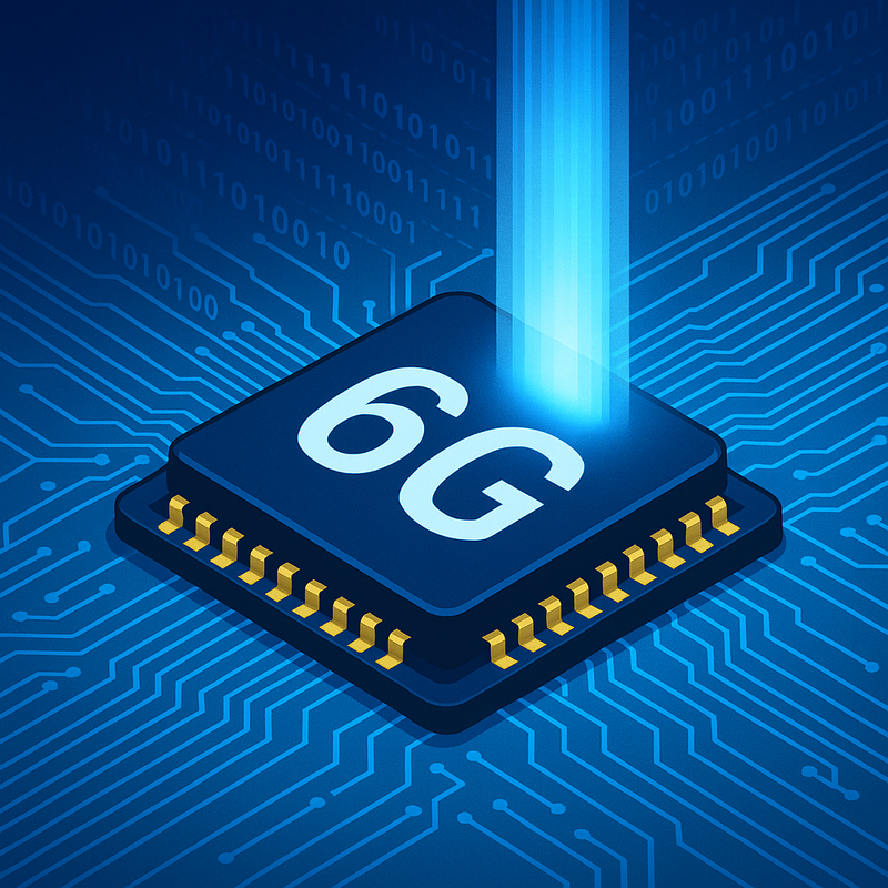 🚀 Primeiro chip 6G do mundo: a internet que vai deixar o 5G parecendo discada