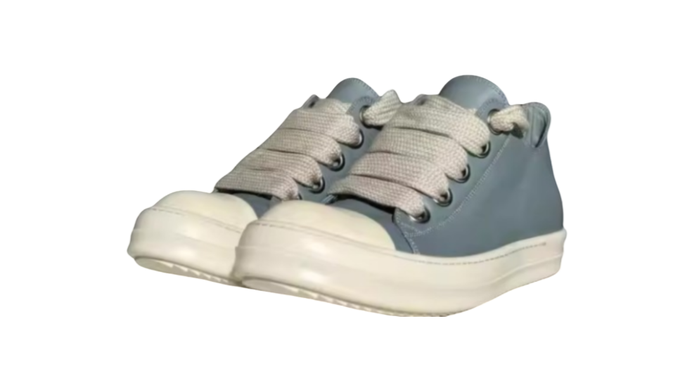 Rick Owens Low Blue Jumbo Lace