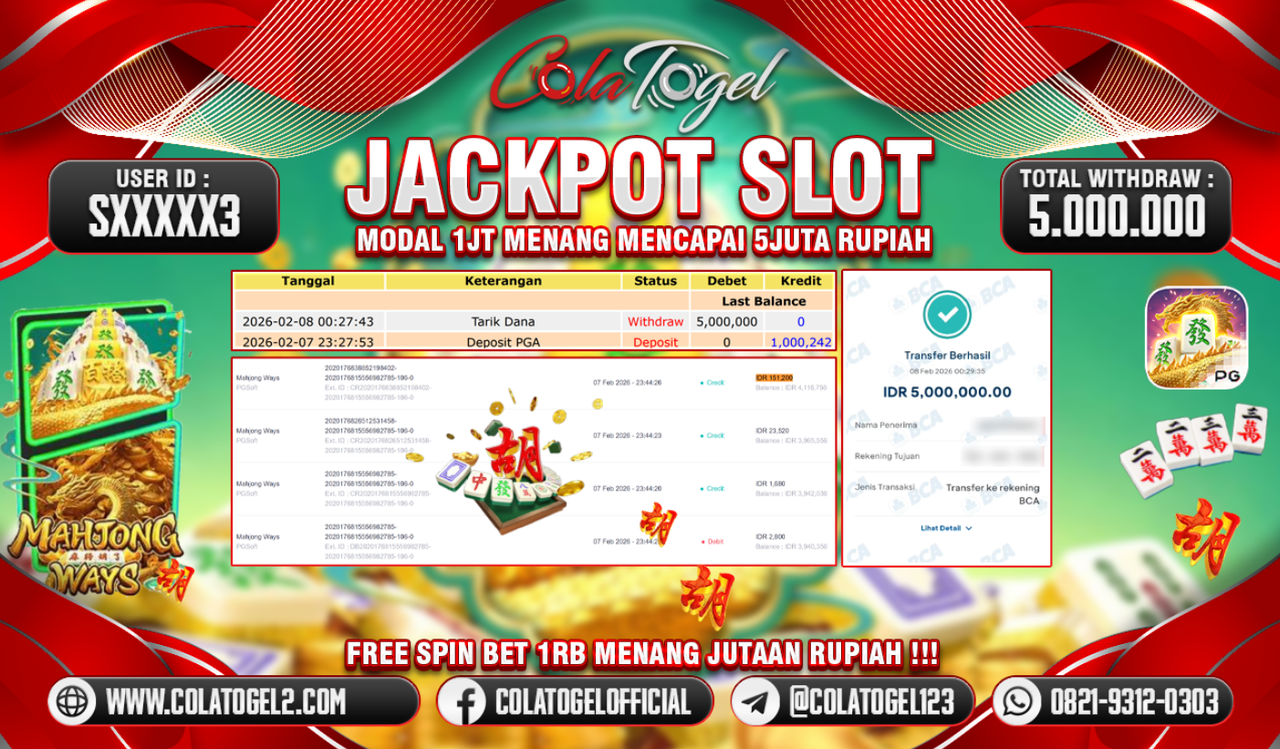 JACKPOT SLOT GACOR!!