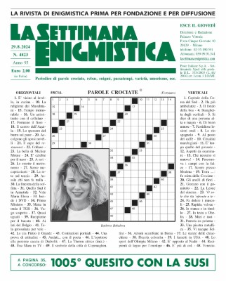 La Settimana Enigmistica N.4823 - 29 Agosto 2024