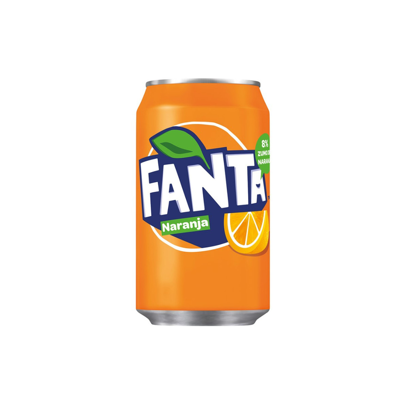 Fanta Naranja lata 330ml.