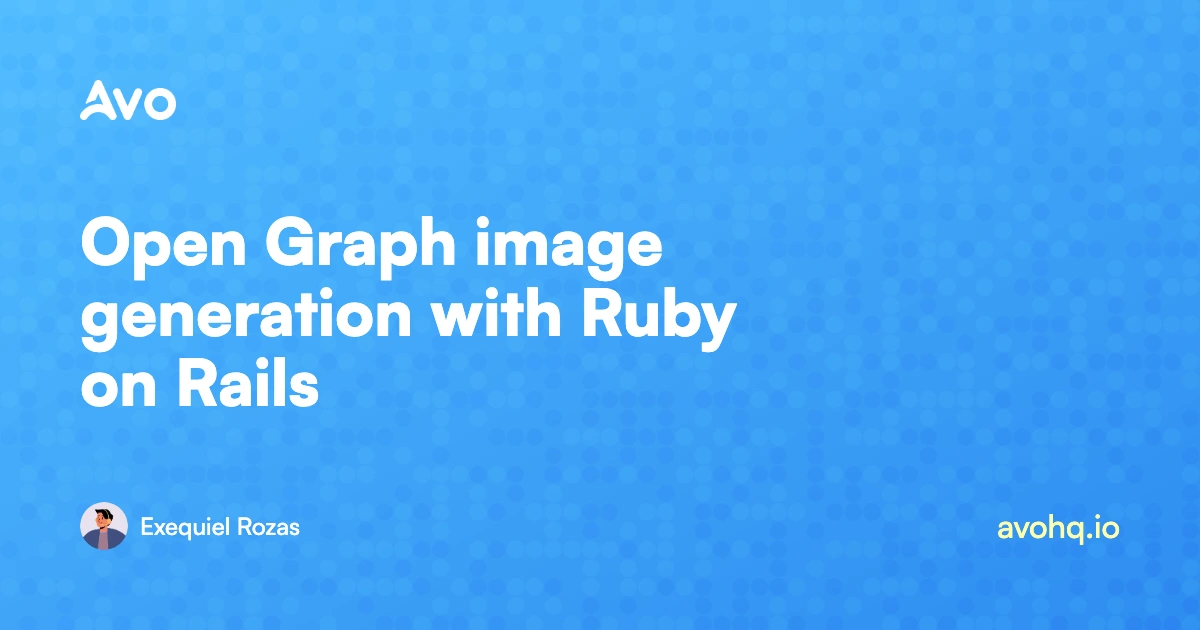 Open Graph image generated with Ferrum