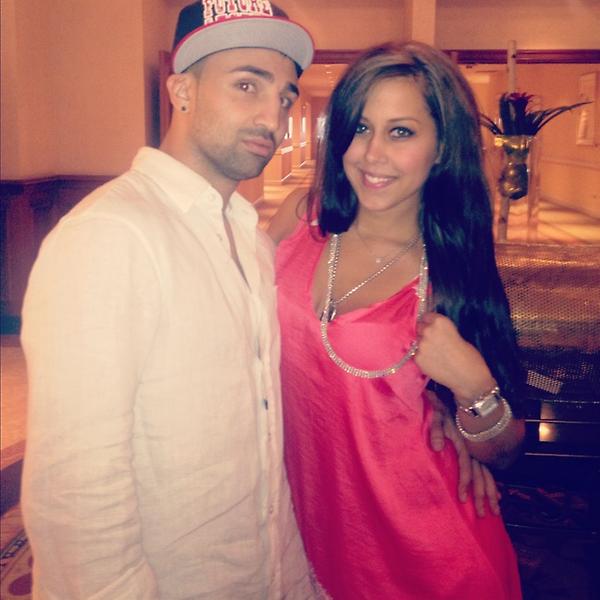    Paulie Malignaggi con Novia  