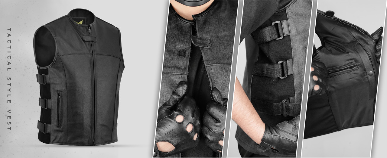 traditional-style genuine leather Warrior waistcoat size chart uk size measurements and fitting guide