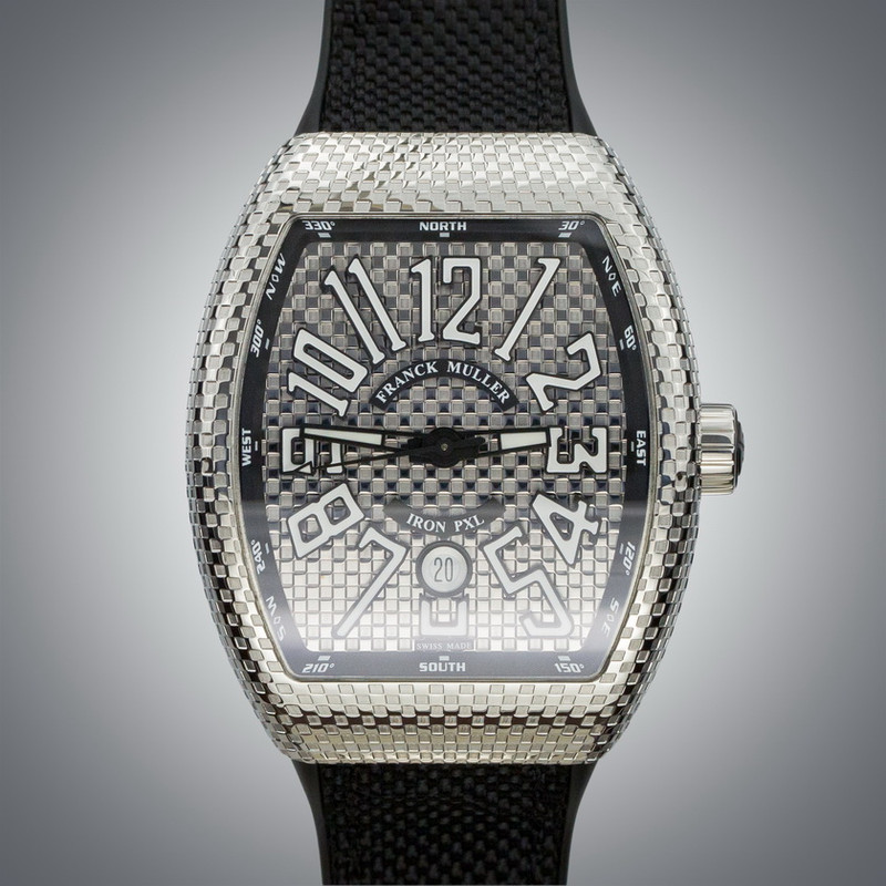 Franck Muller Vanguard 45 ref. V 45 SC DT IRON PXL AC NR Iron Pixel