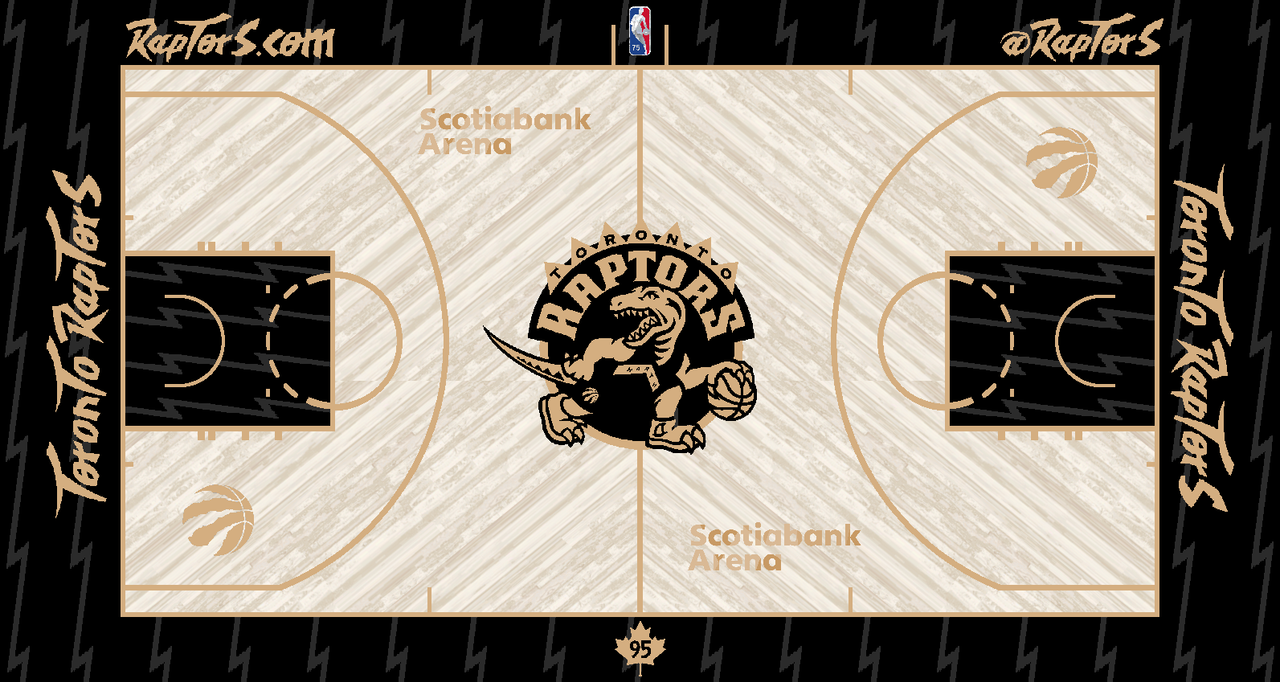 Toronto Raptors OVO Alternate Court