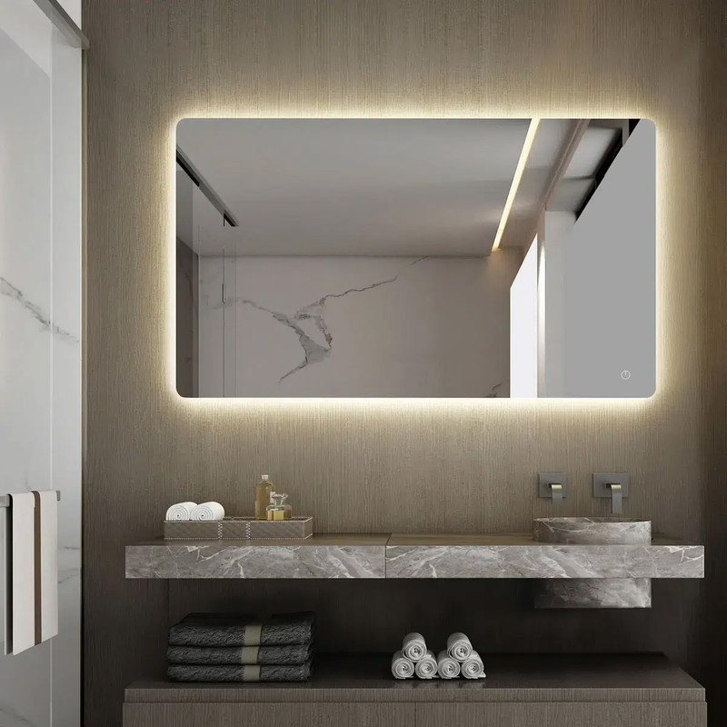 Καθρέπτης Μπάνιου Joy 120x70 Luminor