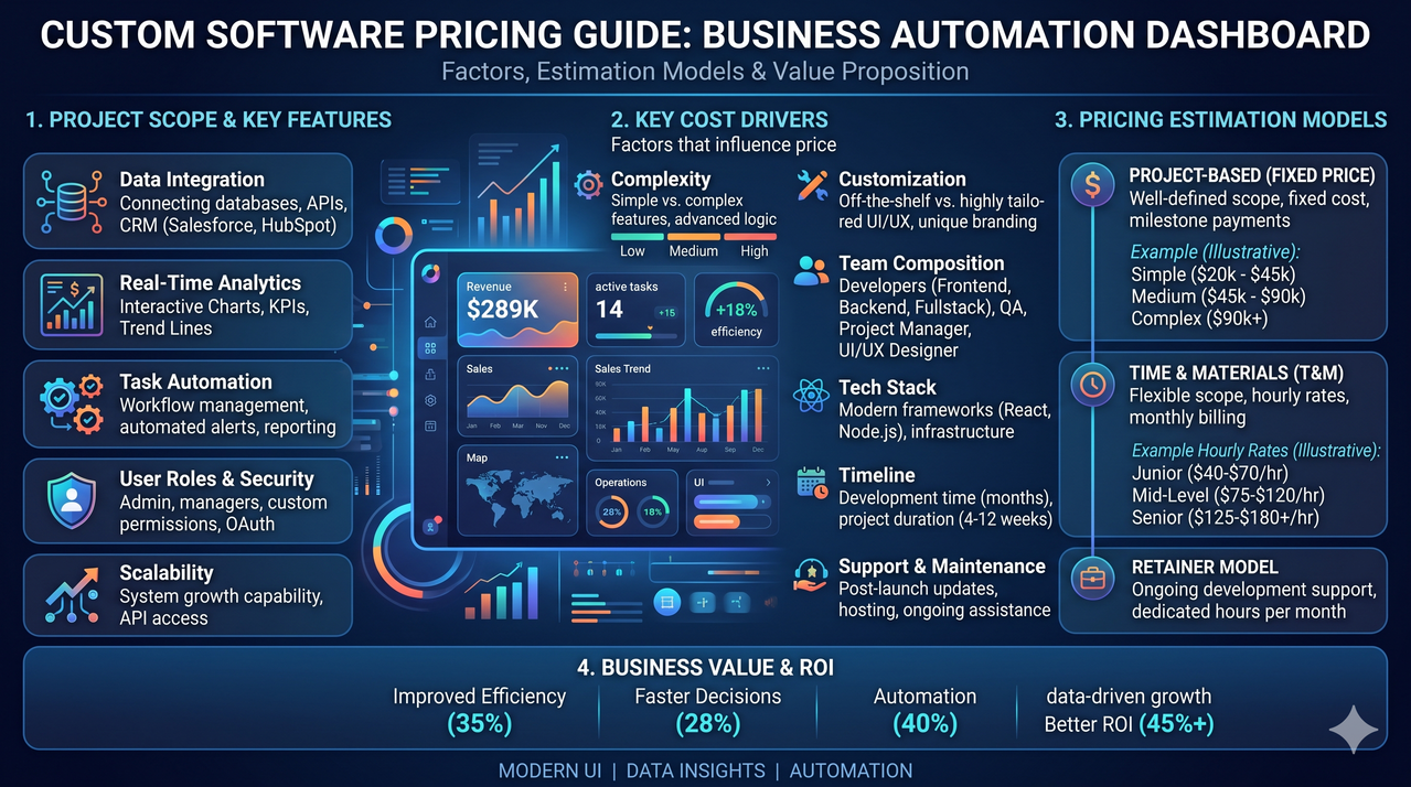 How Much Does Custom Software Development Cost in 2026? | AbuQitmirLabs