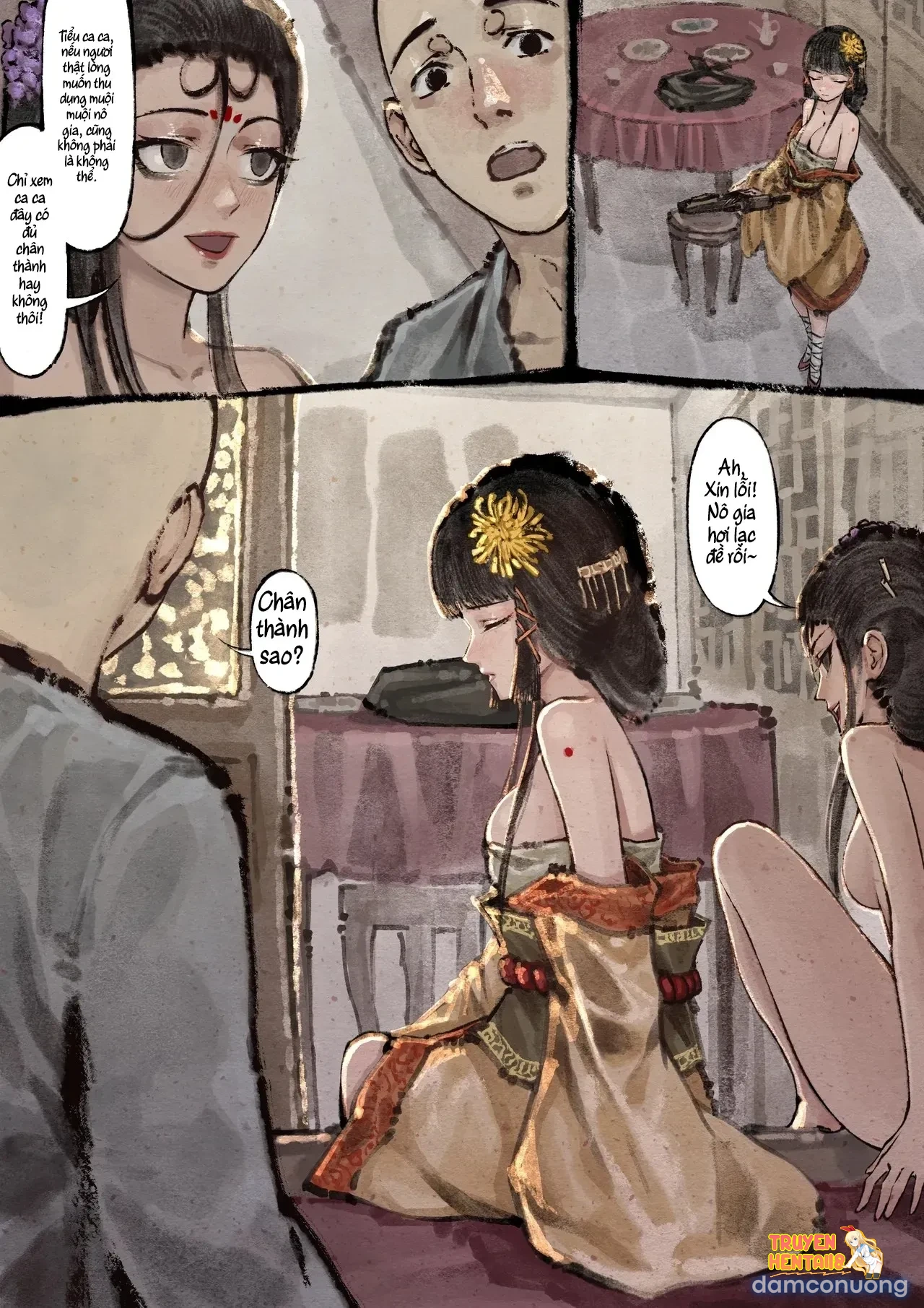 Trang truyện tmpprkg5a0n trong truyện tranh Kim Bình Mai - Chapter 12 - truyenhentai18.net