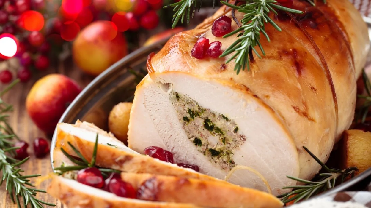 ¿Qué comer el día de Acción de Gracias? Haz pechuga de pavo con salsa de manzana