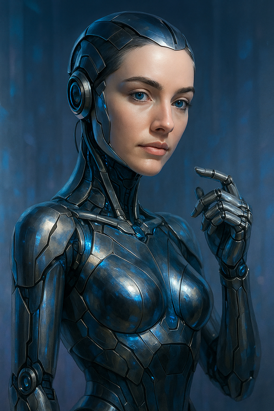 AI Futuristic Waifu
