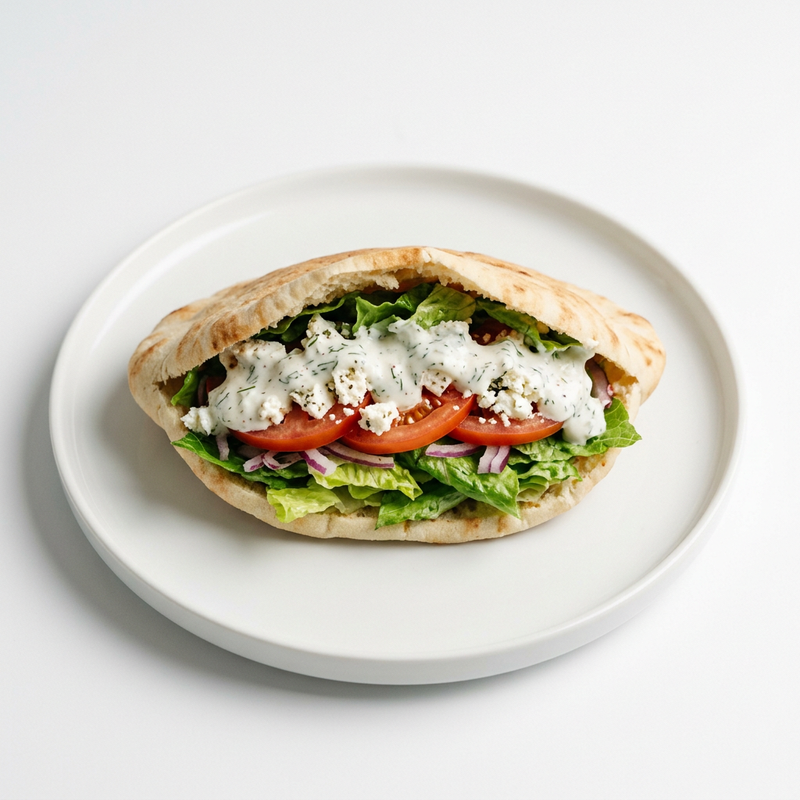 Doner Vegetal Con Queso Turco