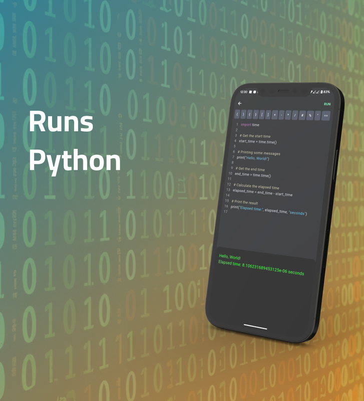 Code Editor Python IDE | runs Python code - 2