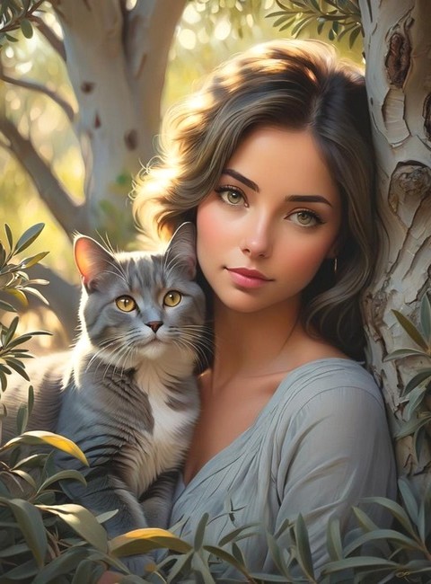 22-femme-chat