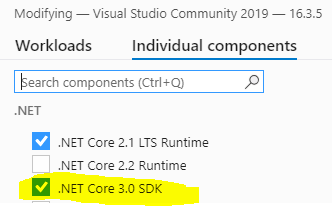 Aspnet Core 3.0 Razor Pages with EDGE browser - Stack Overflow