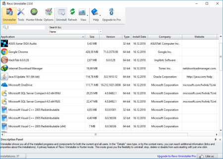 Revo Uninstaller Free 2.2.0 Multilingual