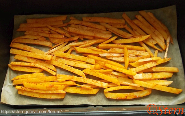 Картофель фри в аэрогриле «Паприка»