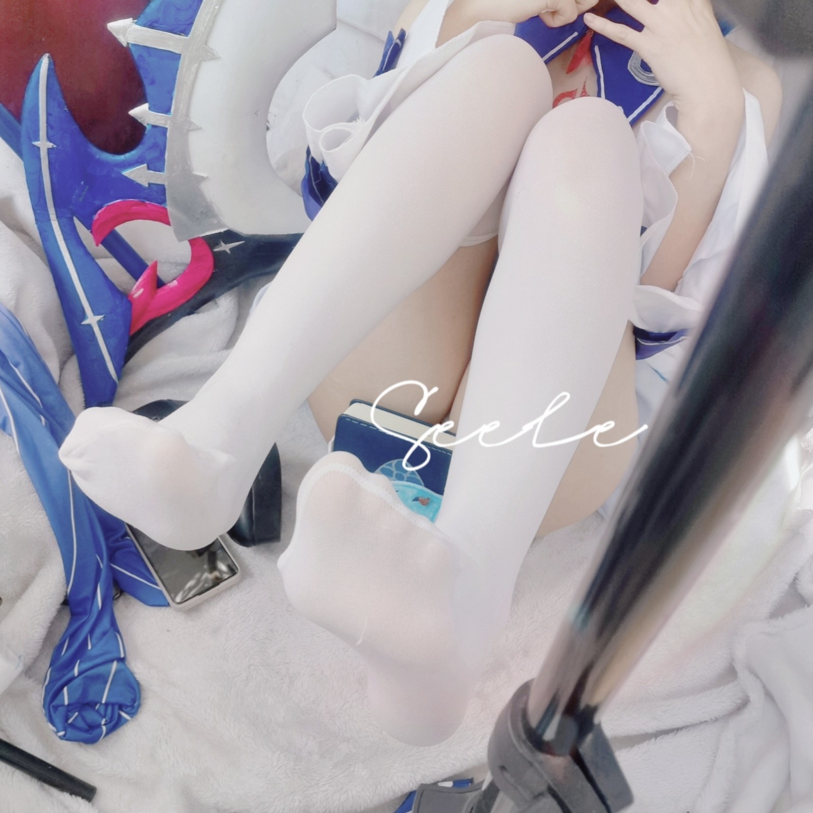 Seele麦麦希儿幻海梦蝶写真集｜梦幻蓝色系高清图集（168P-229.3M）插图8