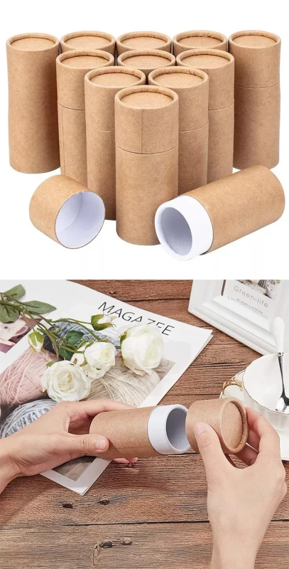 Картонные тубусы и косметика
