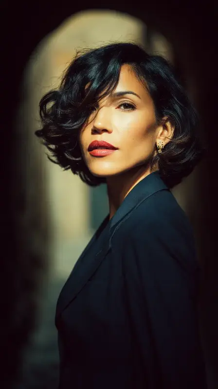 The Dynamic Wave: Transform Your Look with a Textured Bob - Bob Hairstyles for Fine Hair