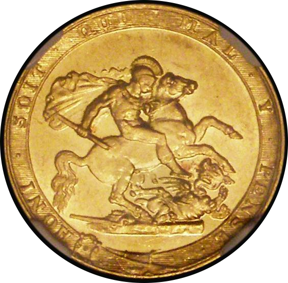 1818 sovereign - Descending Colon Reverse