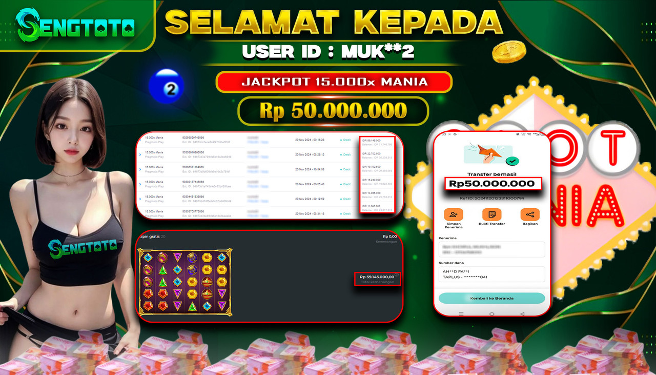 BUKTI PEMBAYARAN SLOT 15000X MANIA