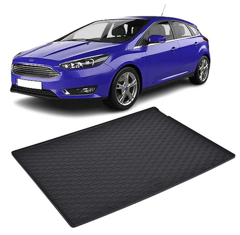 Tavita auto FORD Focus Hatchback 2018-prezent, protectie portbagaj, Cri-Flo, din cauciuc 100%, compatibil cu autoturismul FORD Focus Hatchback