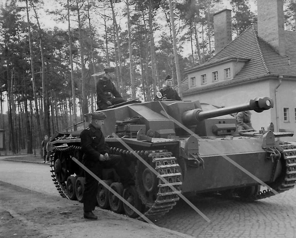 Panzer Sturmgeschütz Nahaufnahme Der Schweren St