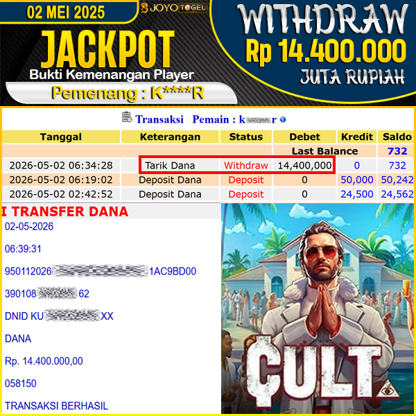 jackpot-permainan-pragmatic-play-cult-wd-14400000--dibayar-lunas-di-joyotogel