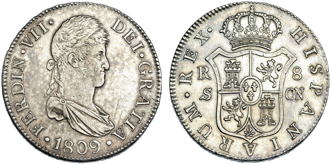 8 reales Fernando VII. Sevilla. 1809. 4777916