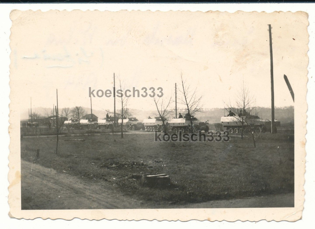 Foto Pz. A.A. 5 Schützenpanzer Granatwerferzug 5. Panzer Div. Wi
