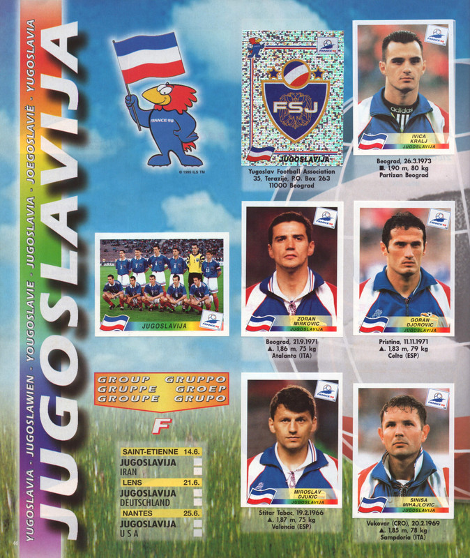 FIFA World Cup 1998 France (Panini) 48