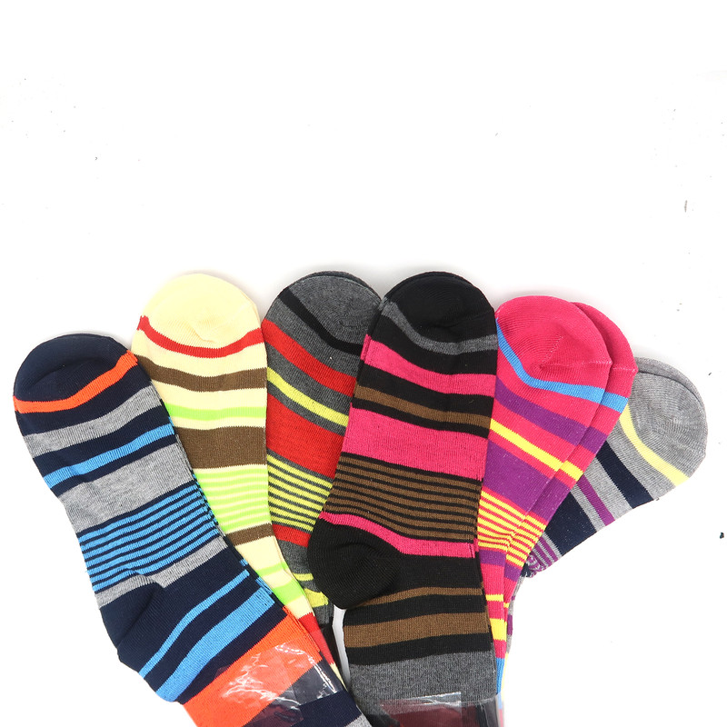 nylon stripe dress socks
