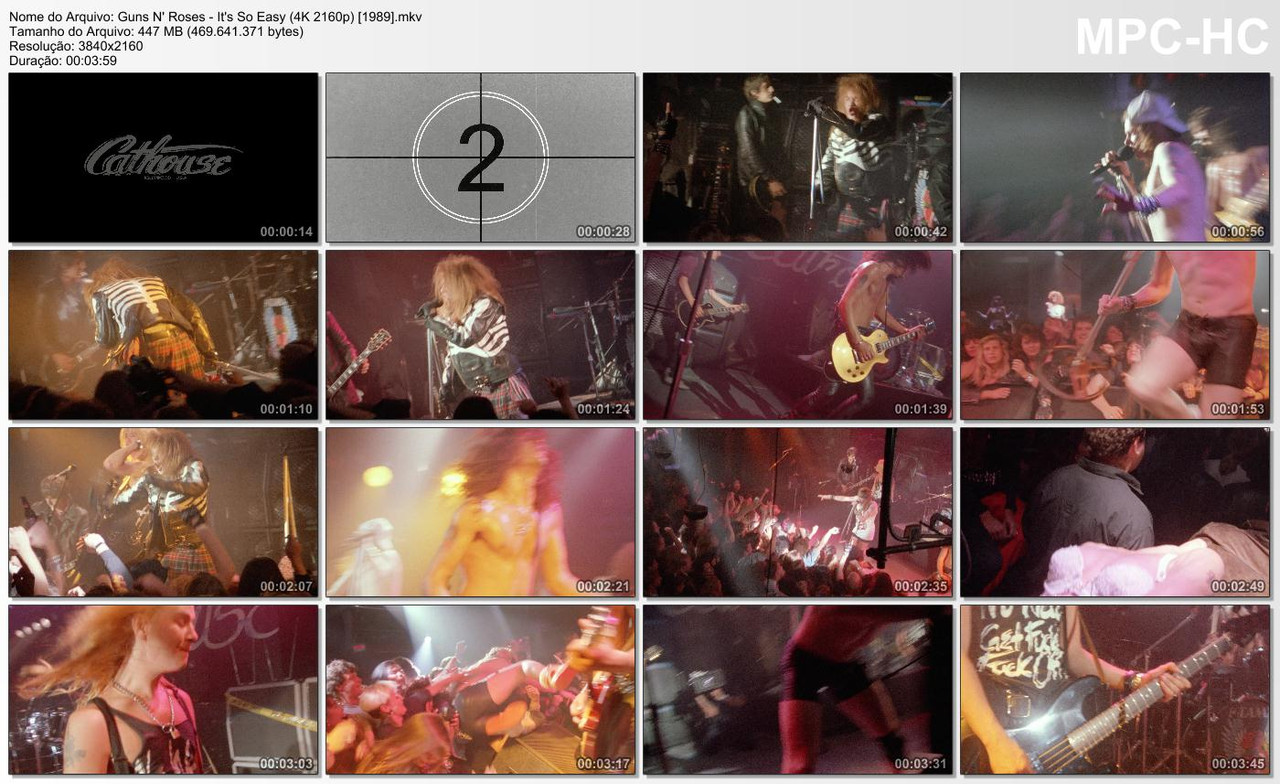 Guns N' Roses - It's So Easy (4K 2160p) [1989]