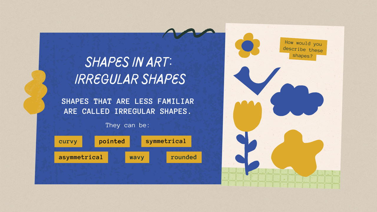 Elements of Art - Lines and Shapes Presentation