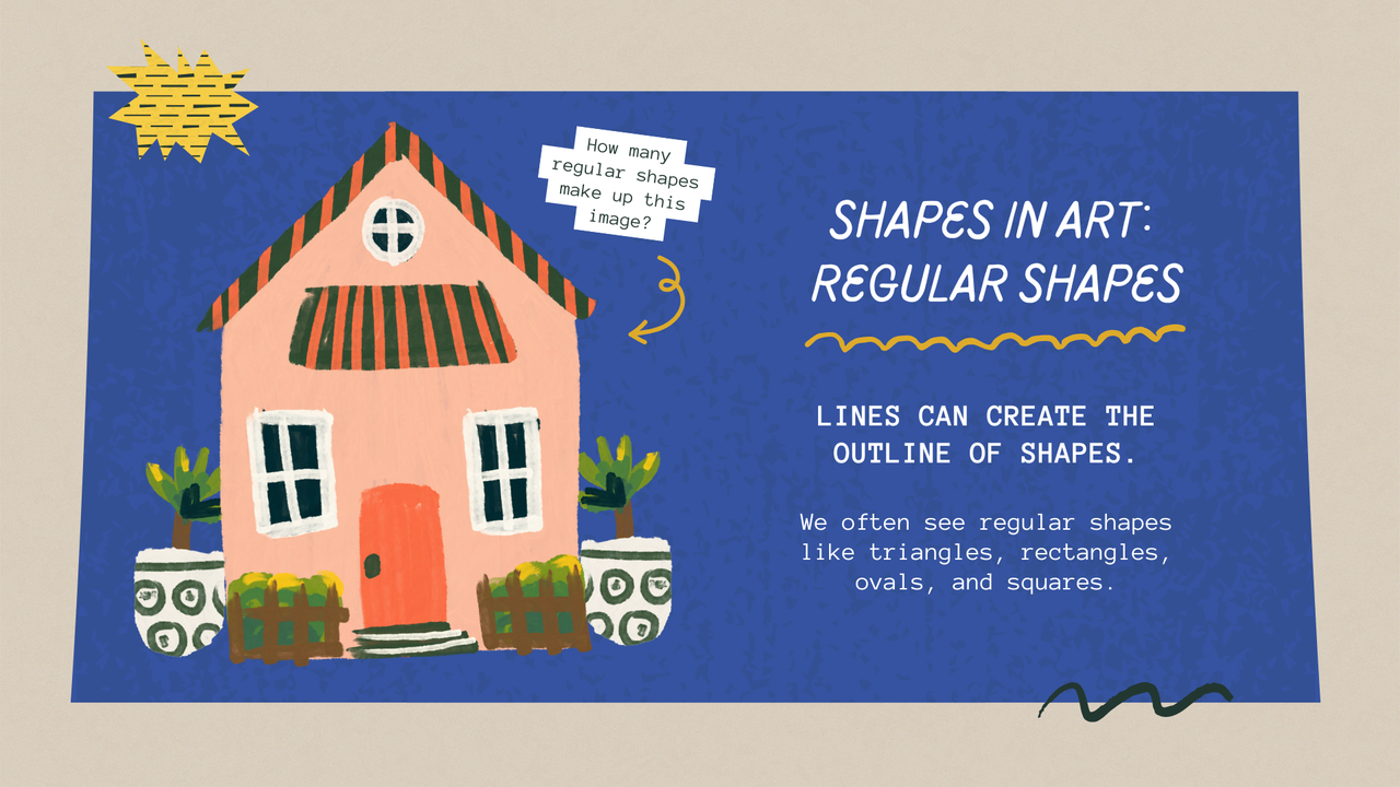 Elements of Art - Lines and Shapes Presentation