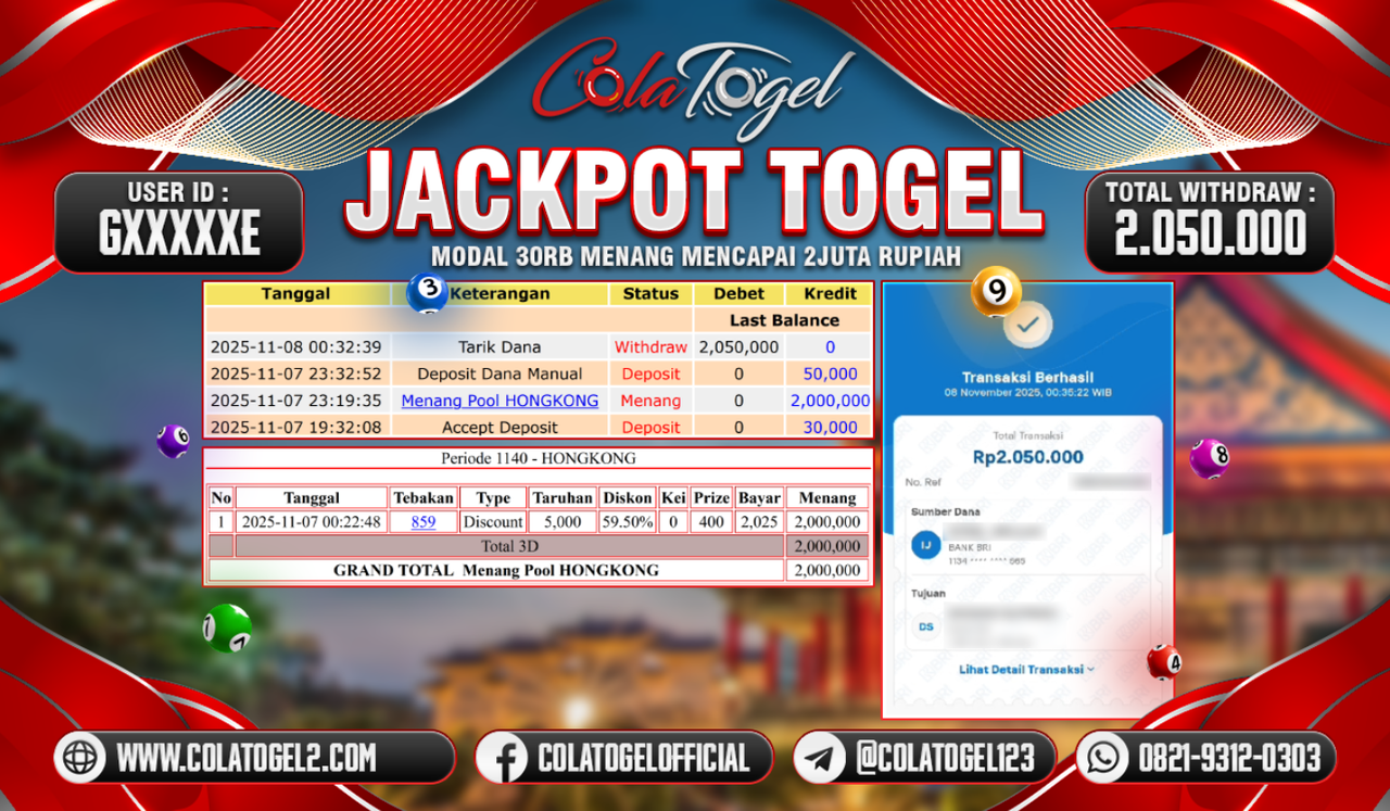 JACKPOT HONGKONG LOTTO!!