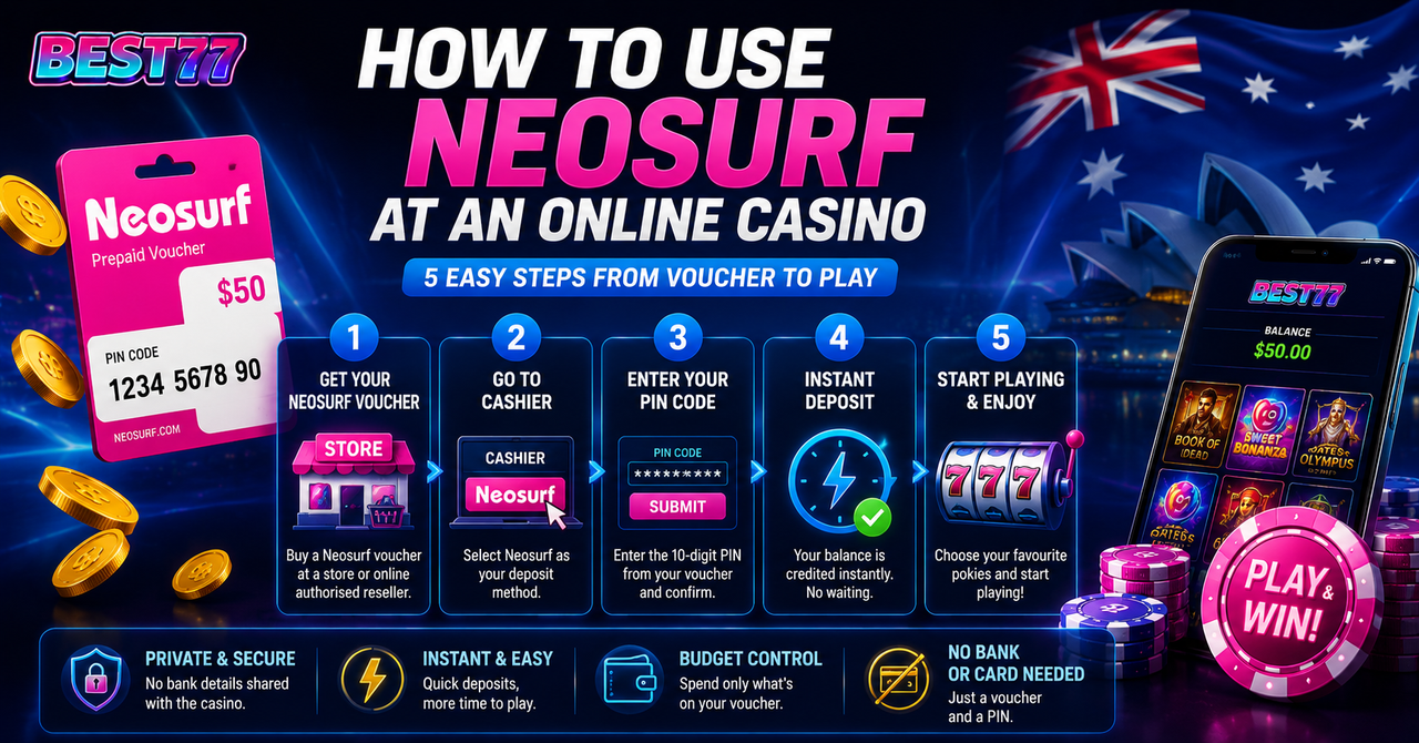 how to use Neosurf at online casino