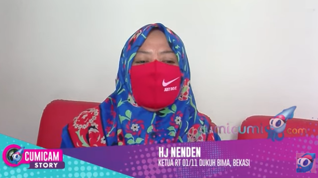 Hj Nenden, Ketua RT tempat Sule tinggal