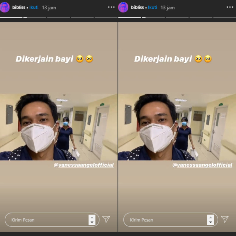 Vanessa Angel dan Bibi Ardiansyah saat di rumah sakit