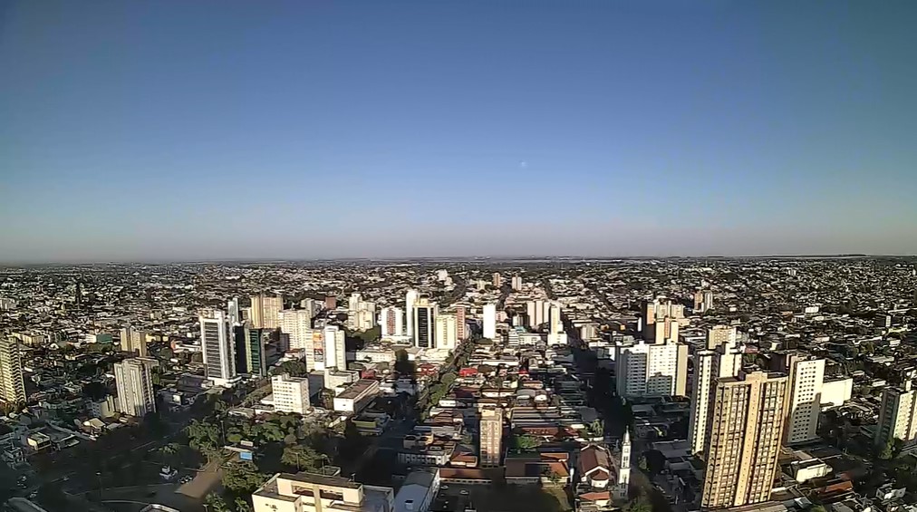 Campo Grande nesta manhã de quinta-feira
